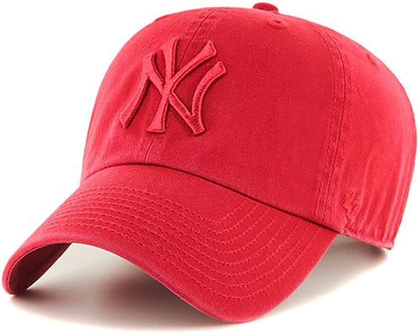 '47 New York Yankees Clean Up Strapback Red Cap | Amazon (US)