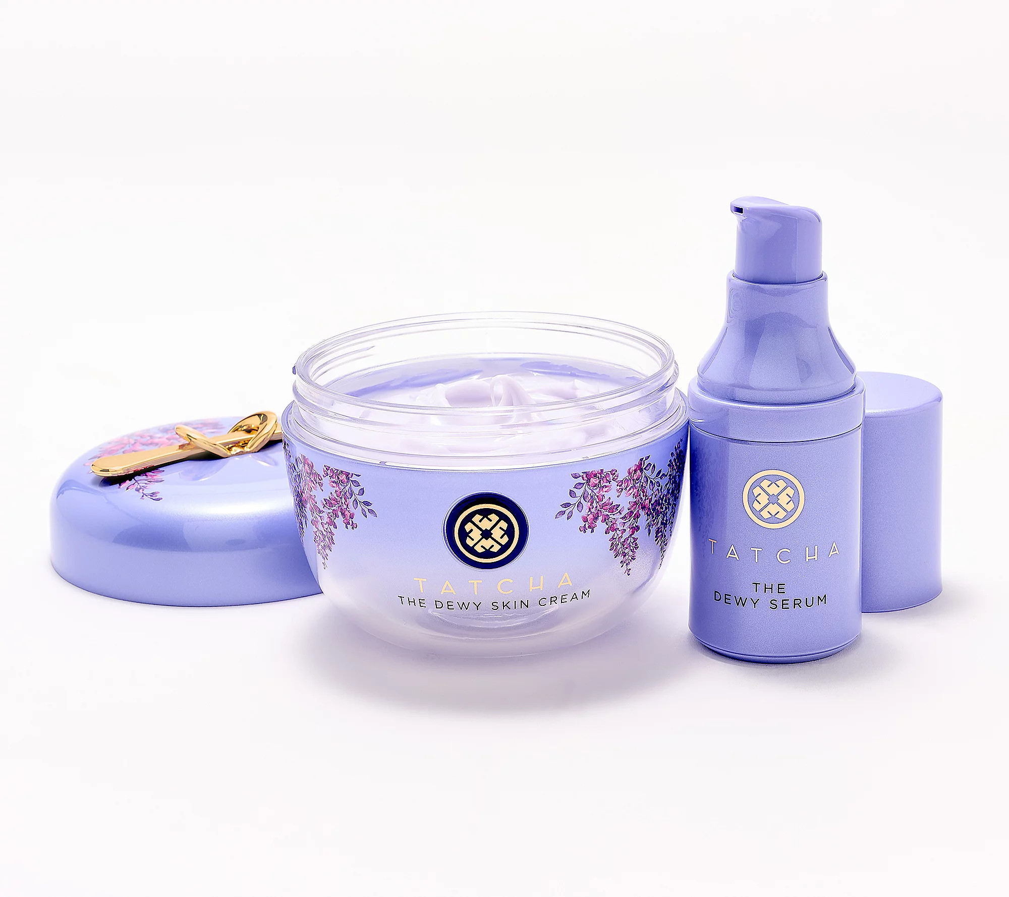 AD TATCHA Jumbo Dewy Skin Cream & Travel Serum Auto-Delivery | QVC