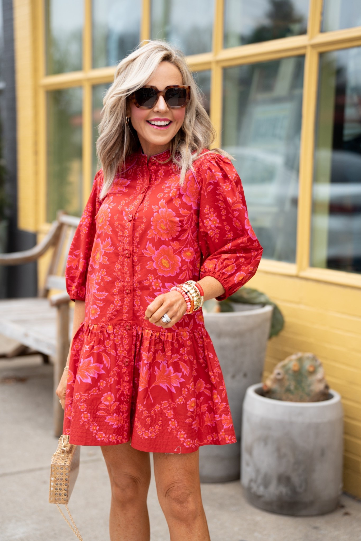 the forecast says FIRE!! save big on this drop waist mini from farm rio • on sale plus an extra 20% off with code EXTRA20 | runs TTS/wearing XS, 

#LTKSeasonal #LTKOver40 #LTKStyleTip