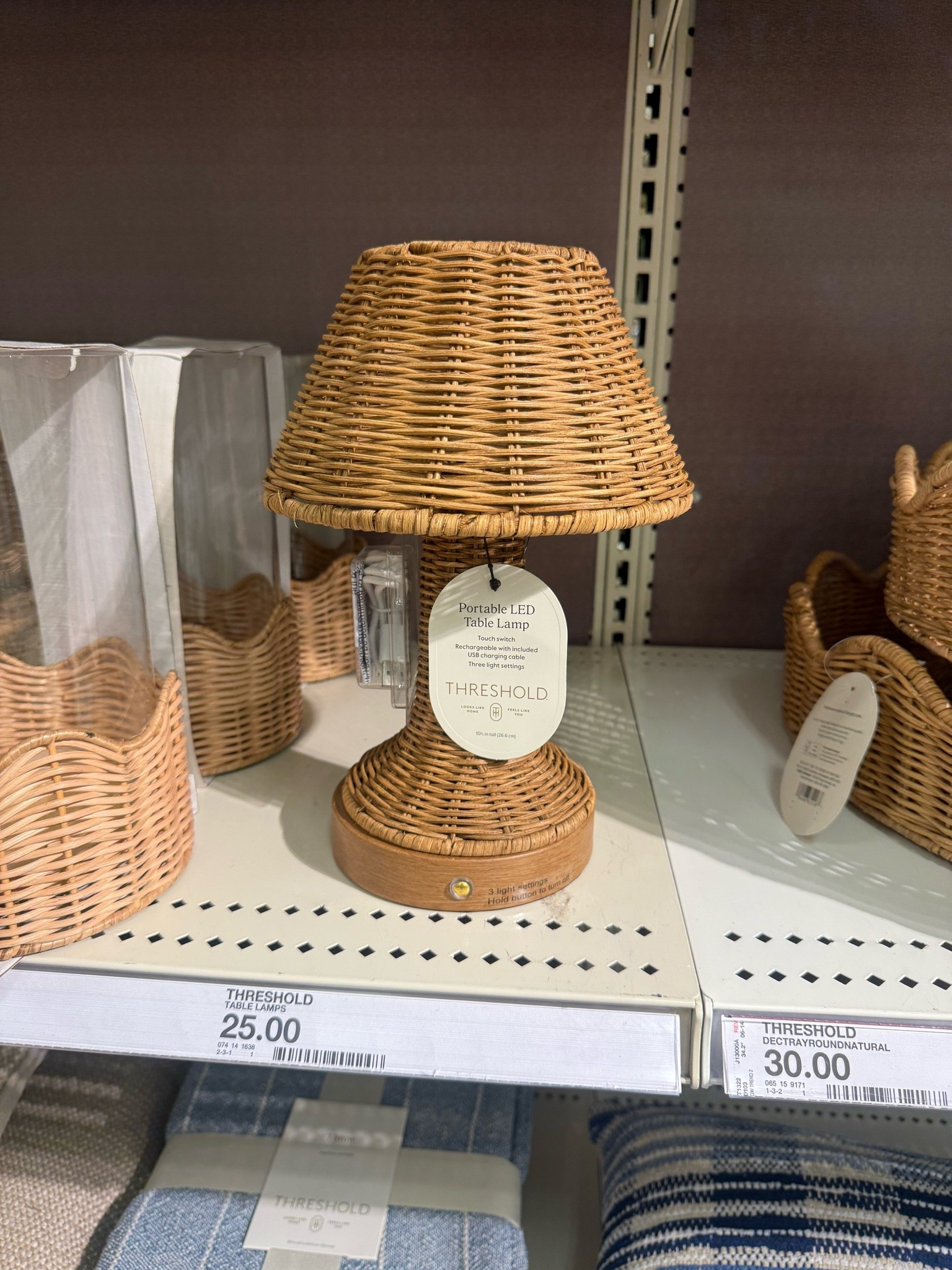 The cutest little rechargeable wicker lamp at Target! 🥰

#LTKHome #LTKSeasonal #LTKOver40
