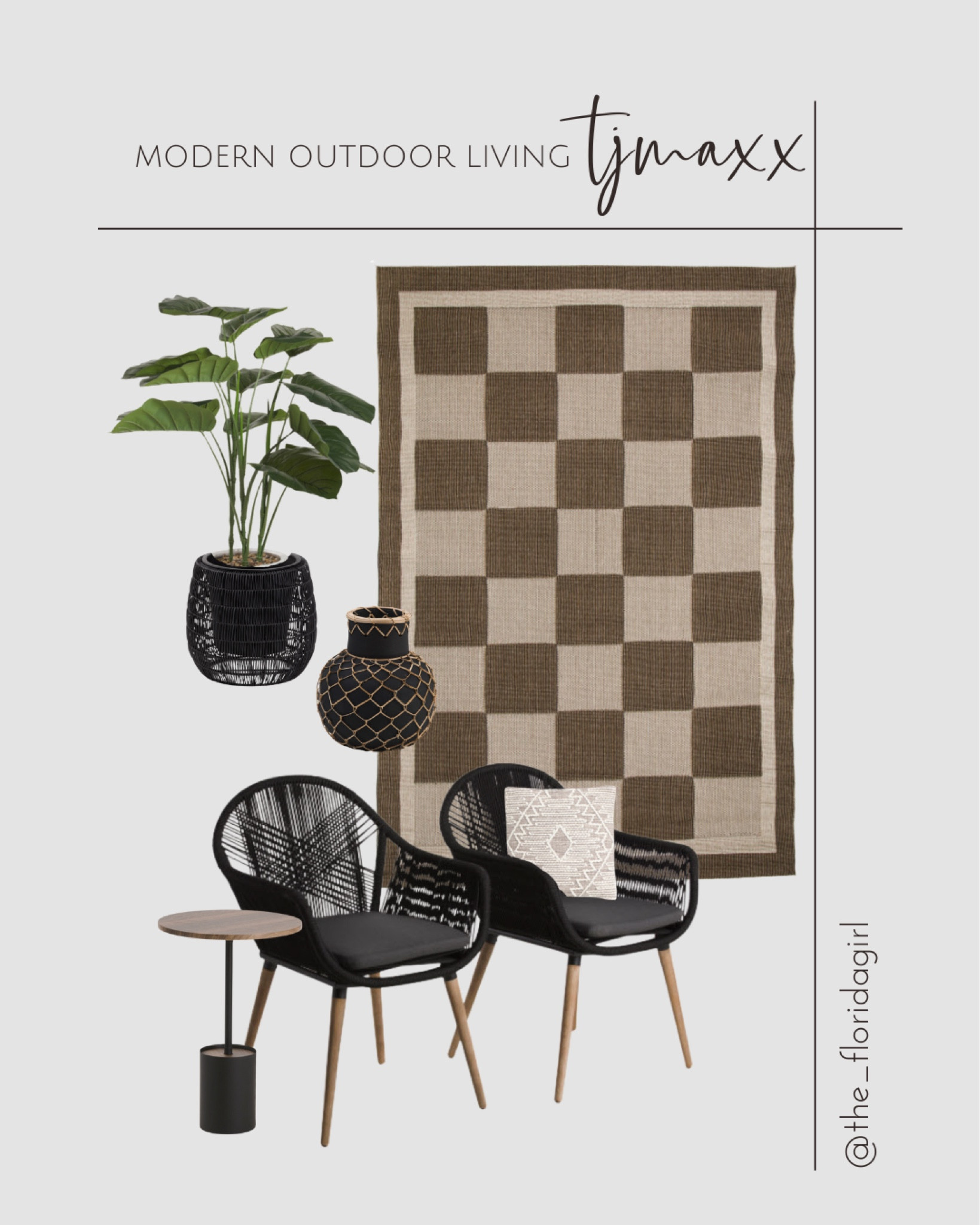 Outdoor decor Tjmaxx #outdoor #tjmaxx #outdoordecor #patio #patiodecor #neutralhome #moderndecor #modernhome #patiofinds #outdoorfinds #outdoorchairs #outdoorrug #planter #basket #fauxplant #homefinds #homedecor #woven #wovenchairs

#LTKhome #LTKFind #LTKsalealert