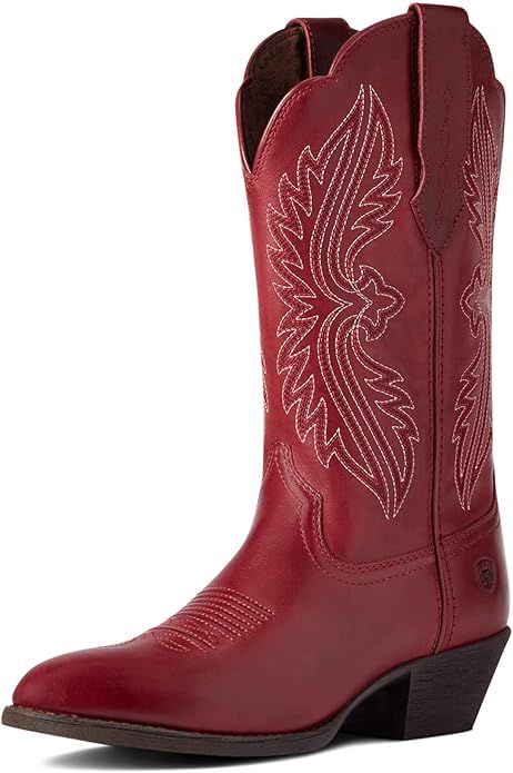 Ariat Women's Heritage R Toe StretchFit Western Boot | Amazon (US)