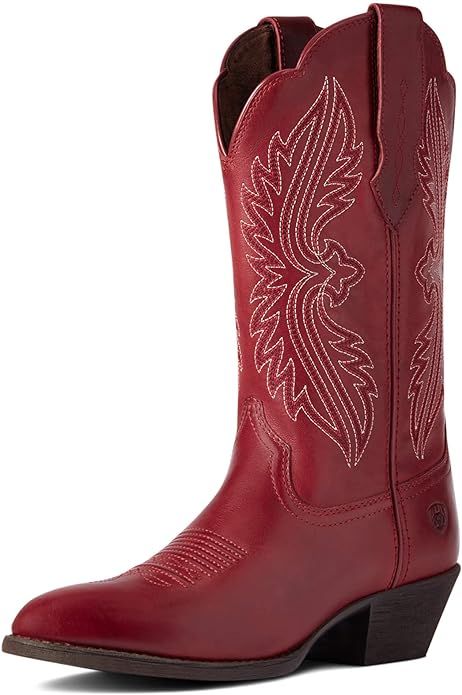 Ariat Women's Heritage R Toe StretchFit Western Boot | Amazon (US)