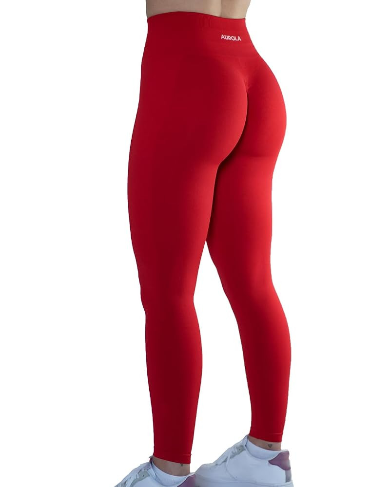 AUROLA Workout Leggings for Women Seamless Scrunch Tights Tummy Control Gym Fitness Girl Sport Ac... | Amazon (US)