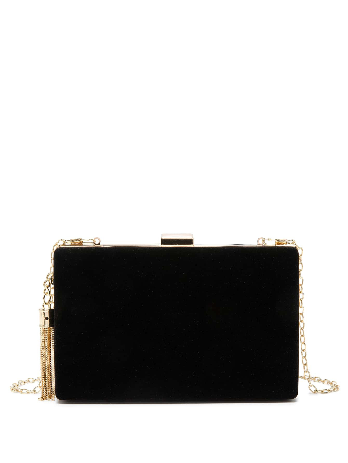 Valentinstagsgeschenk, Modische Glitzer Quasten Box Clutch Tasche Für Abendfeier Und Hochzeit | SHEIN