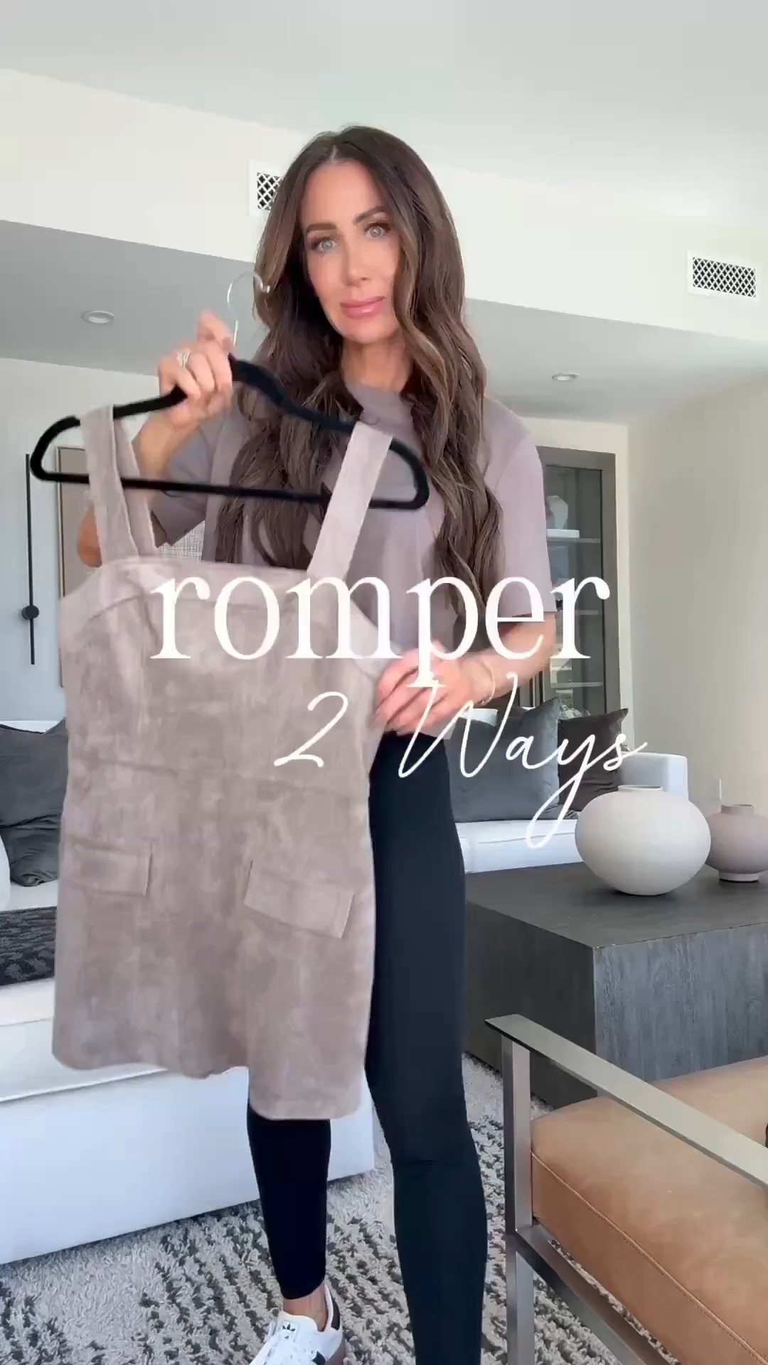 Chic and fabulous! This romper is everything! 2 ways to wear depending on where you live …styling for spring summer and fall
Built in shorts …sz small 
Gucci heels tts, suede boots tts
Chunky cardi sz small
Revolve. Amanda uprichard#LTKStyleTip

#LTKOver40 #LTKSeasonal #LTKU