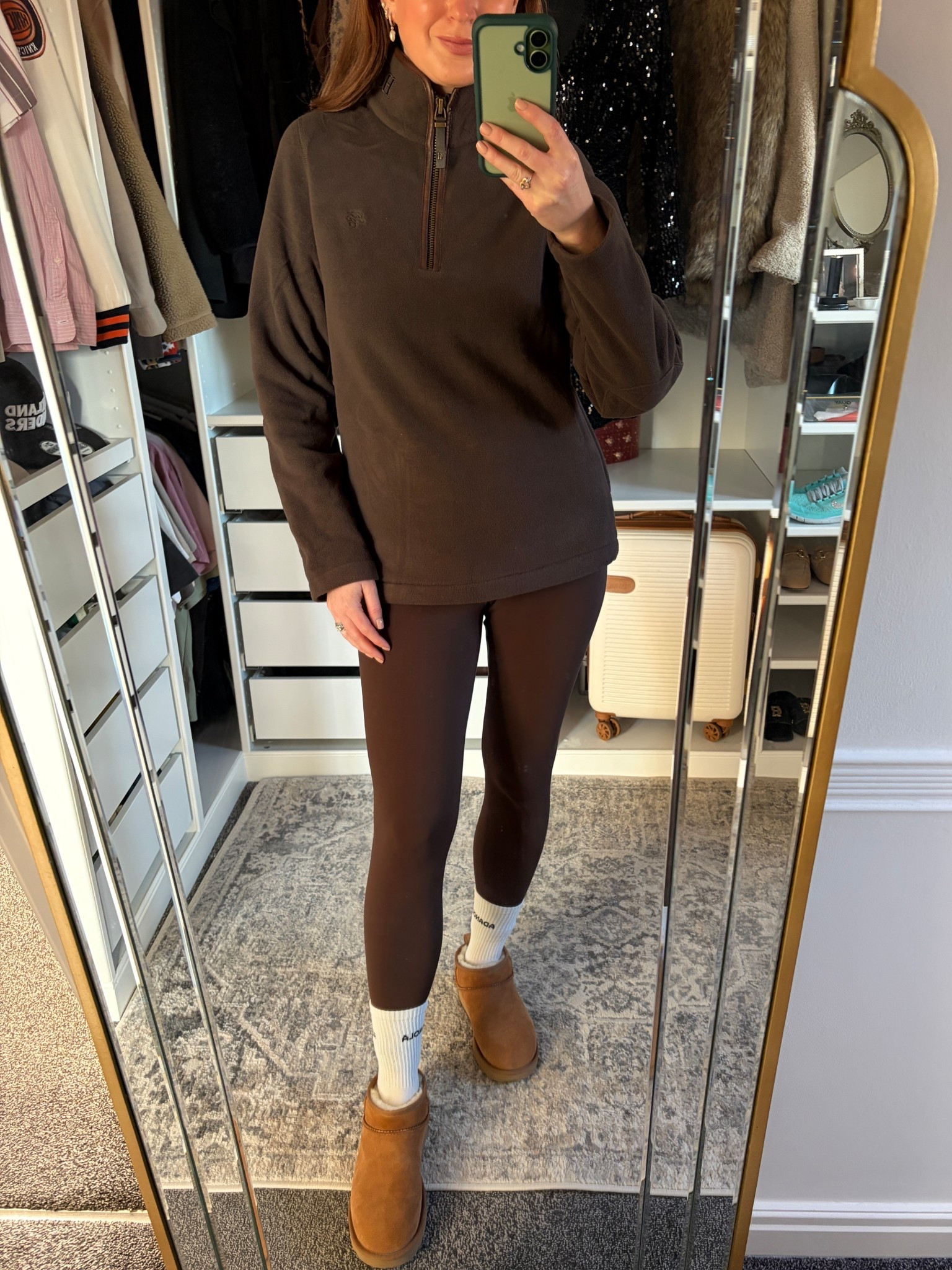 Obsessed with this Holland Cooper Quarter Zip Fleece 🤎 so warm, insanely soft, and such an easy everyday layer. Comes in loads of colours, has pockets (always a win), and is perfect for frosty morning dog walks, winter errands, or layering under a waterproof coat or Barbour waxed jacket. A cold-weather staple I reach for on repeat ❄️🤎🦮🧦 Holland Cooper fleece, quarter zip fleece, winter layering, cosy winter outfit, dog walk outfit, winter dog walks, Barbour layering, waterproof jacket layering, neutral winter outfit, running errands outfit 

#LTKwinter #LTKstyletip #LTKuk