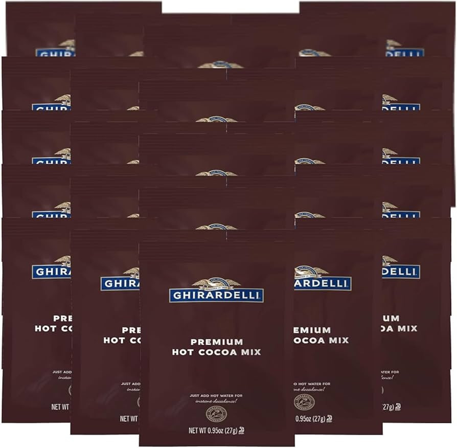 Ghirardelli Chocolate Premium Hot Cocoa Mix.95 oz Packets (Pack of 25) | Amazon (US)