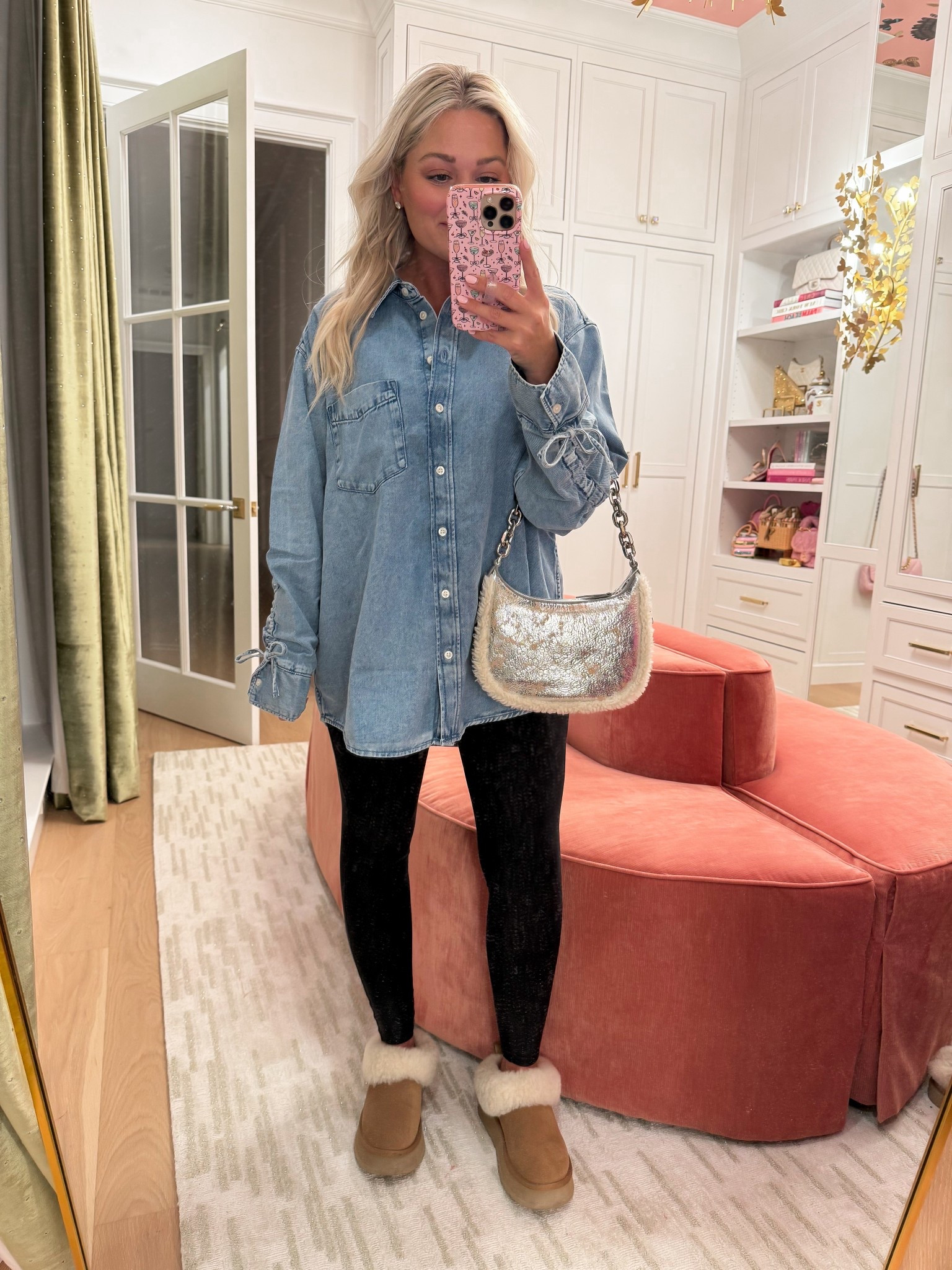 Size small denim shirt / size medium petite Spanx 🩷

#LTKSaleAlert #LTKPetite #LTKFindsUnder50