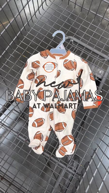 New $6 baby pajamas at Walmart! baby football footie pajamas

#walmartbaby #walmartfinds #walmartfall 

#LTKkids #LTKbaby #LTKFind