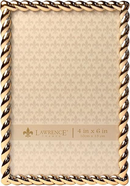 Lawrence Frames 4x6 Golden Rope Picture Frame (712046) | Amazon (US)