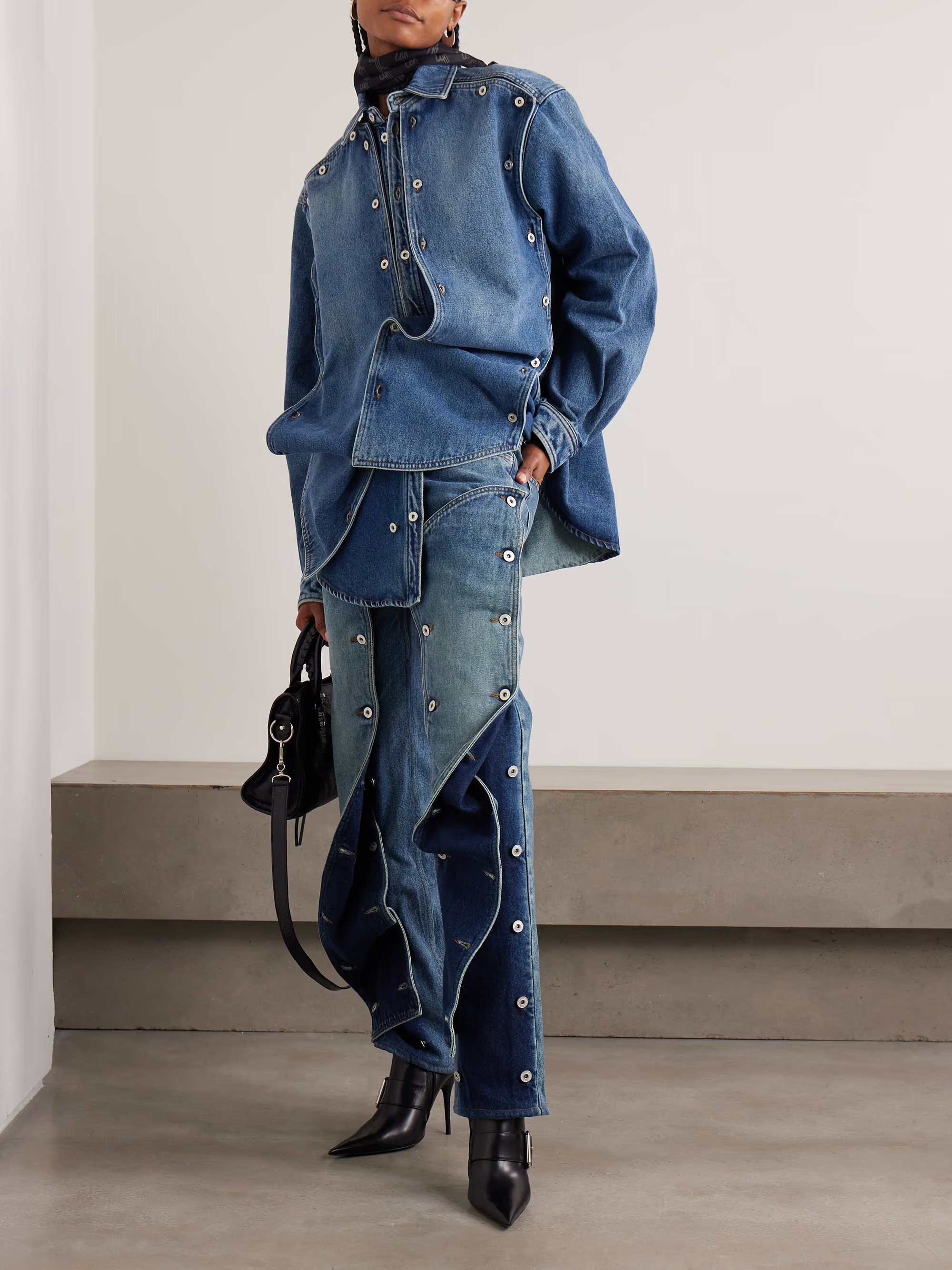 Evergreen convertible high-rise straight-leg organic jeans | NET-A-PORTER (US)