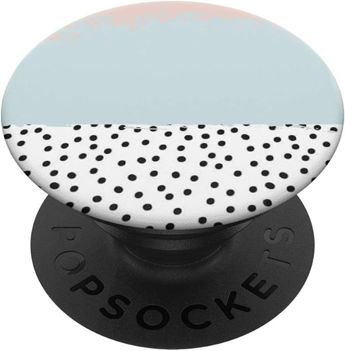 Black Random Dots Phone Popper PopSockets Swappable PopGrip | Amazon (US)