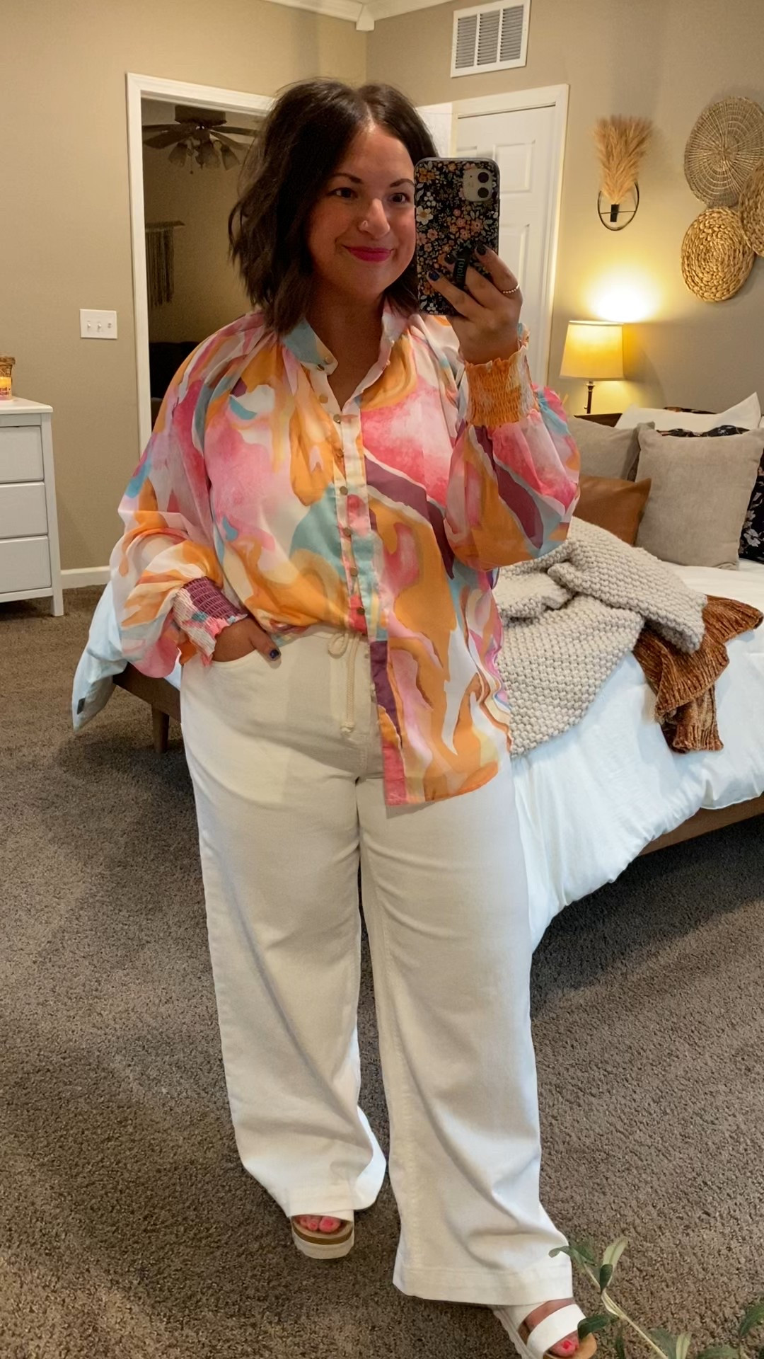 Elevate your spring wardrobe with a classic pair of white jeans! 🌸✨ Perfect for those busy days in the classroom, these versatile beauties can be dressed up or down. Pair with a blouse and cute sandals for an effortless teacher OOTD. Comfort meets style for the ultimate spring vibe!

sandals: fit true to size // wearing a 5
jeans: fit oversized // wearing a large
blouse: fits true to size // wearing a large 

 

#LTKMidsize #LTKStyleTip #LTKWorkwear