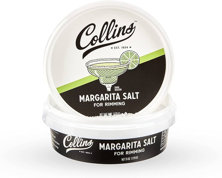 Collins White Margarita Salt Rimmer for Cocktails, Rimming salt for Margarita glasses, Perfect fo... | Amazon (US)