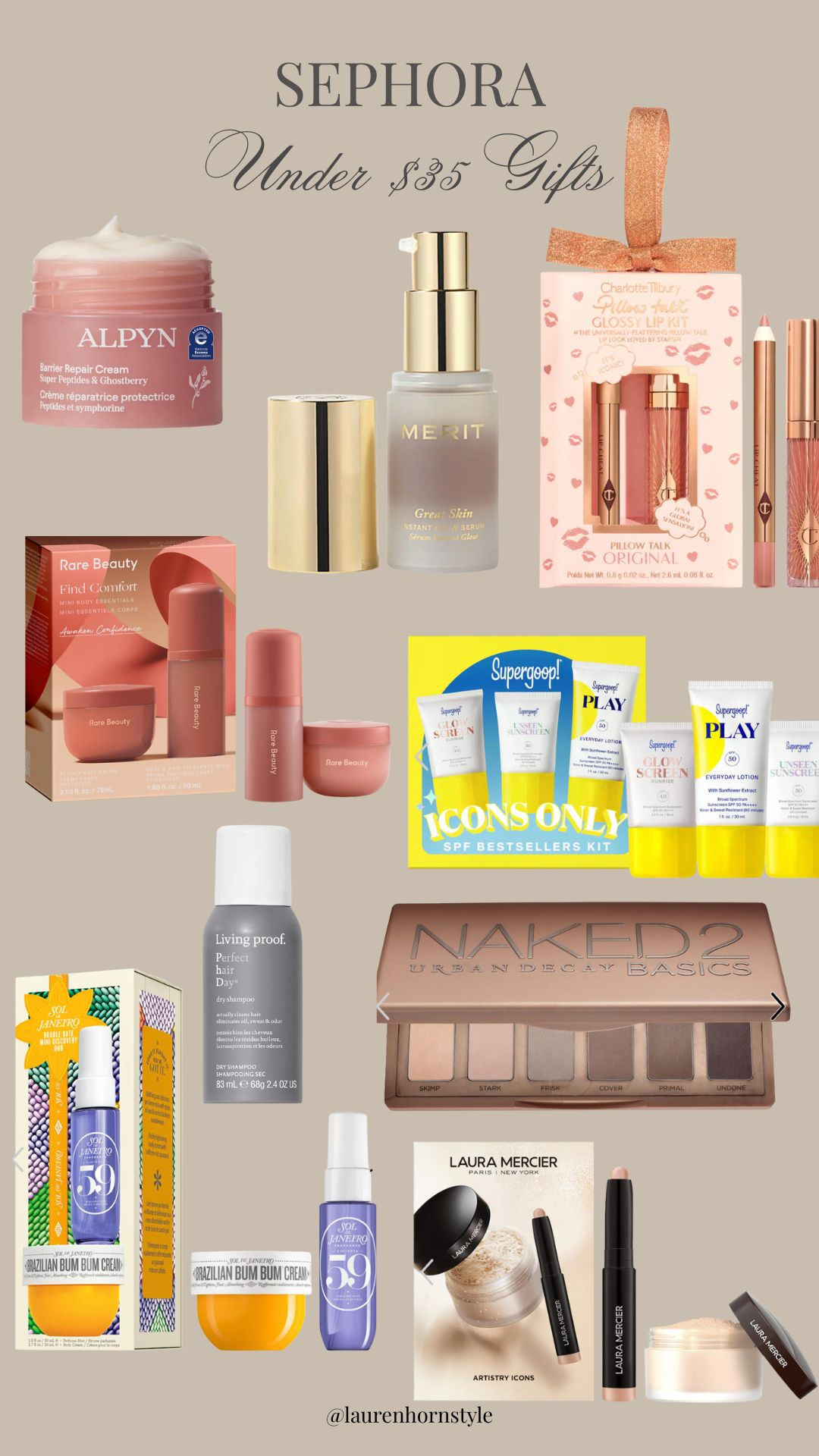 Sephora- gift sets for under $35 

 #LTKGiftGuide #LTKHoliday #LTKBeauty