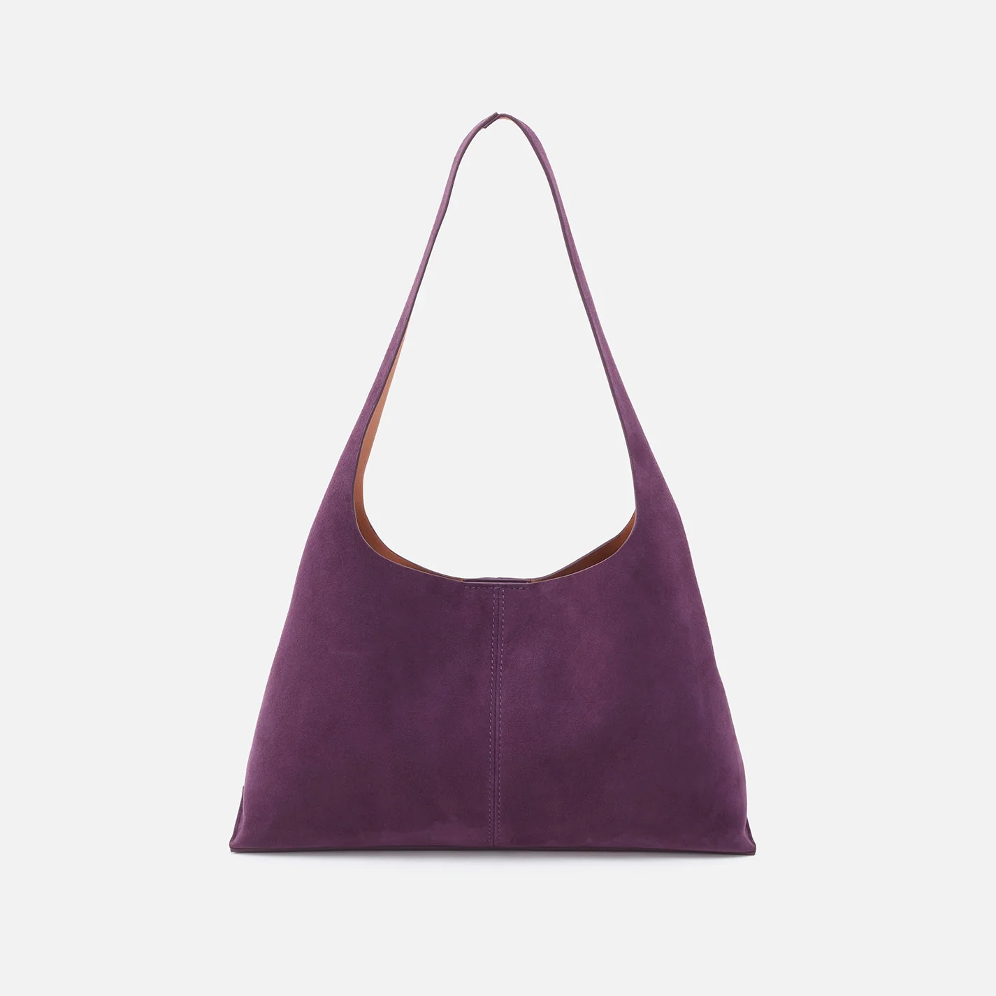 Joni Shoulder Bag in Bonded Suede - Viola | HOBO Bags