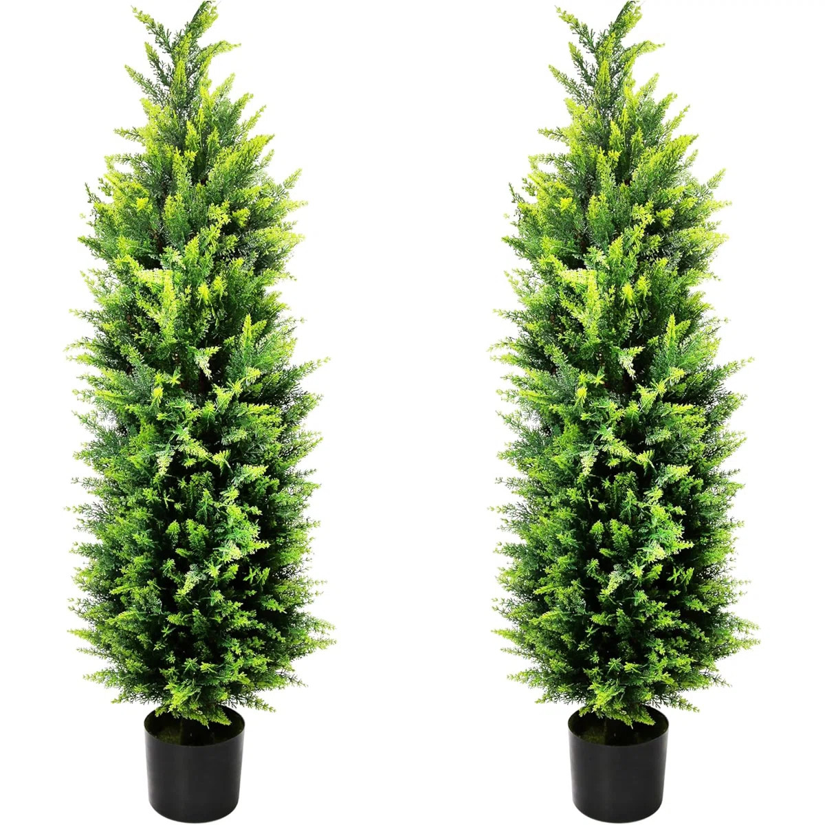 2 Packs Artificial Topiary Cedar Trees | Wayfair North America