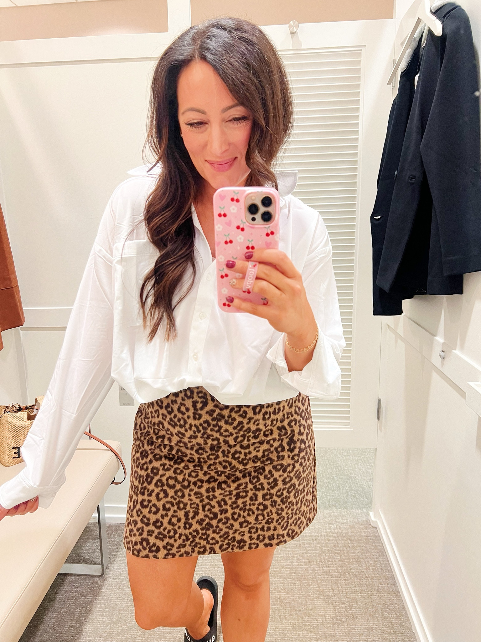 • small top
• size 4 skirt 

#LTKSeasonal #LTKStyleTip #LTKFindsUnder50