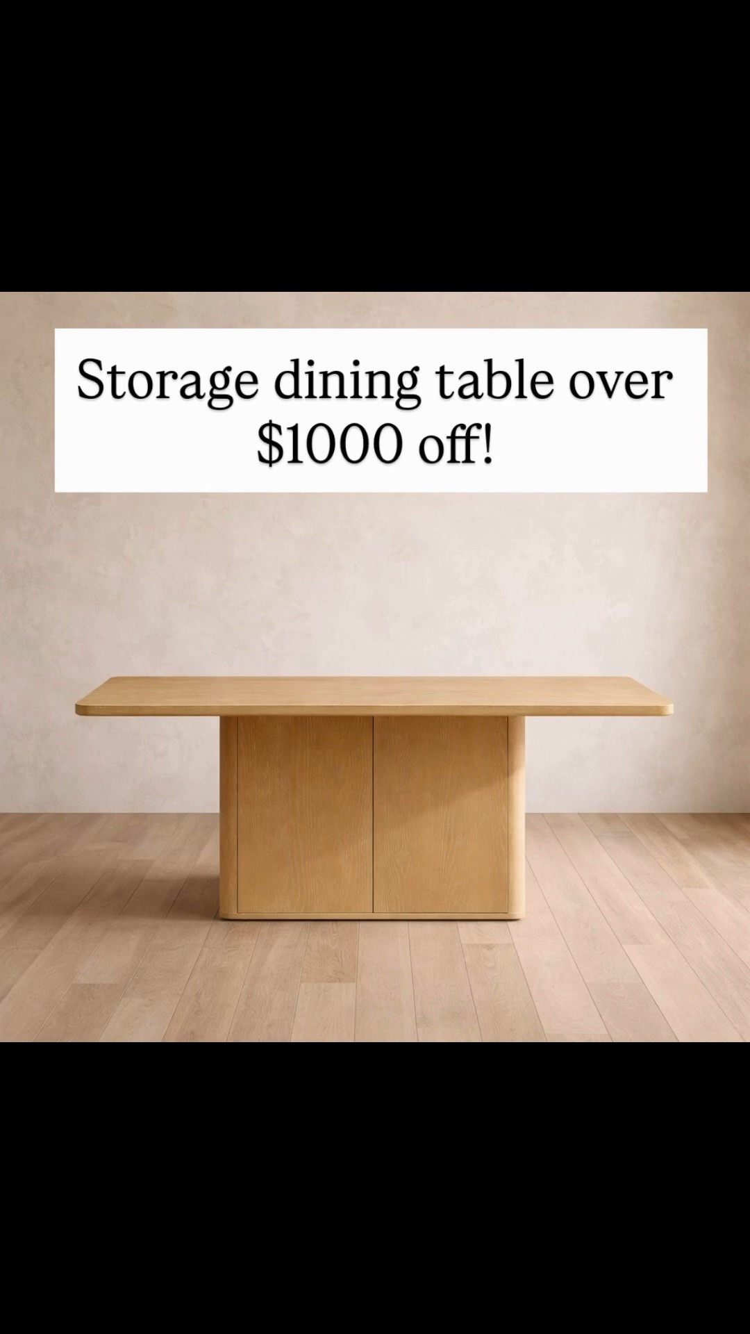 Oh my gosh, amazing deal for this dining table with storage. Five star rated!