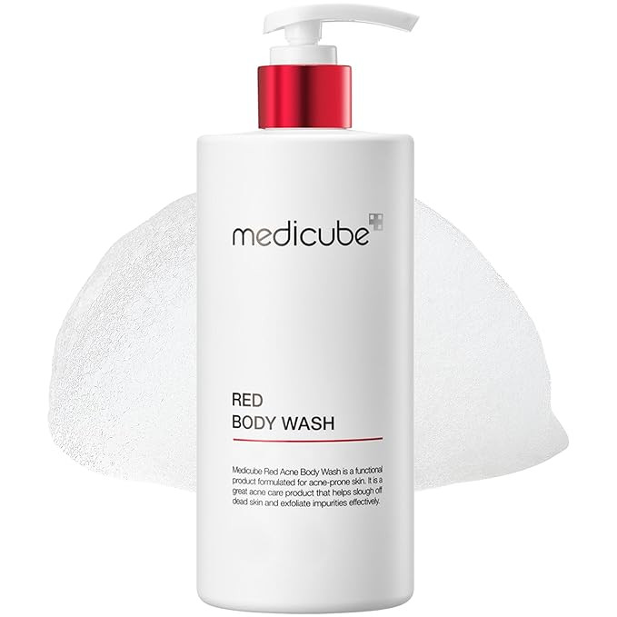 medicube Red Body Wash 14.10 Fl.oz I Low pH and Hydrating Cleanser with Salicylic Acid, Lactic Ac... | Amazon (US)