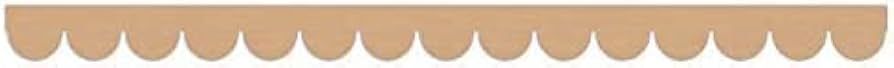 5Pack of 24 Inch Unfinished Wooden Scalloped Moulding Trim (5, 24 Inch) | Amazon (US)