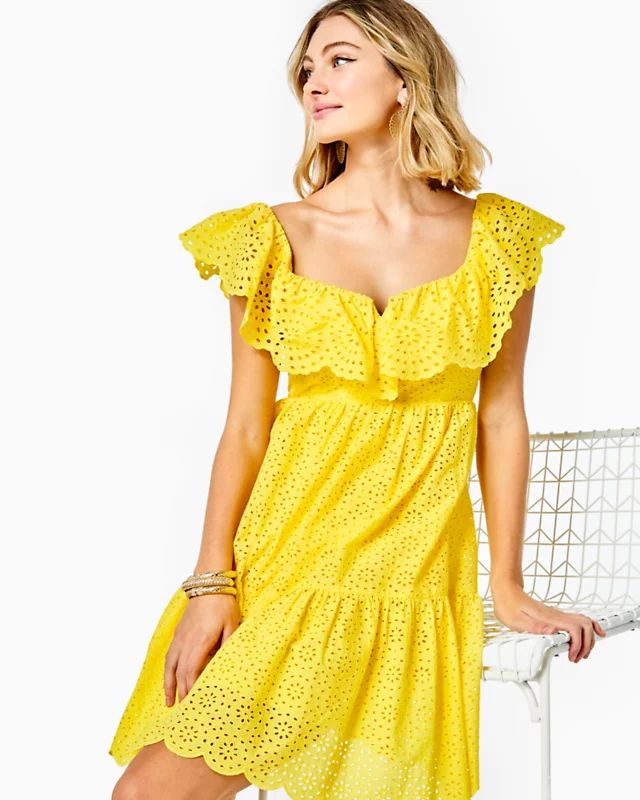 Asteria Eyelet Babydoll Dress | Lilly Pulitzer