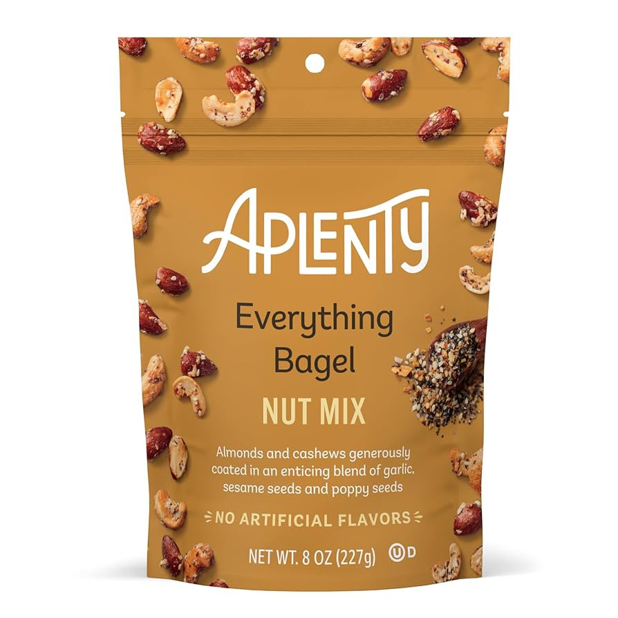Amazon Brand, Aplenty Everything Bagel Nut Mix, 8 Oz | Amazon (US)