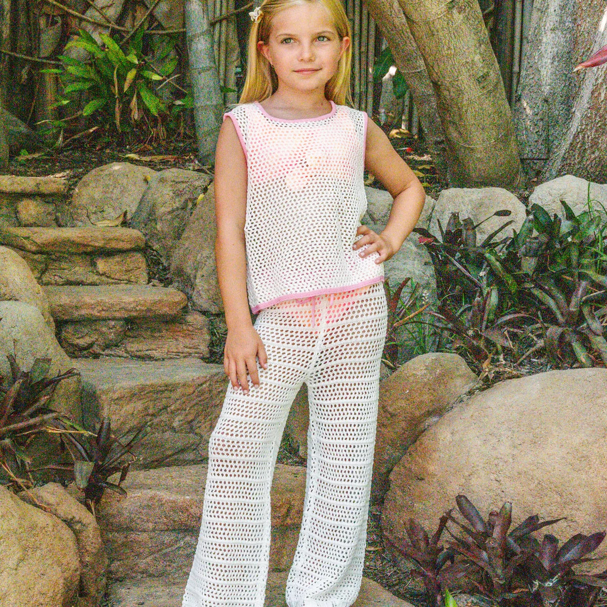 Kids White Chloe Set | PQ Swim | PQ Swim