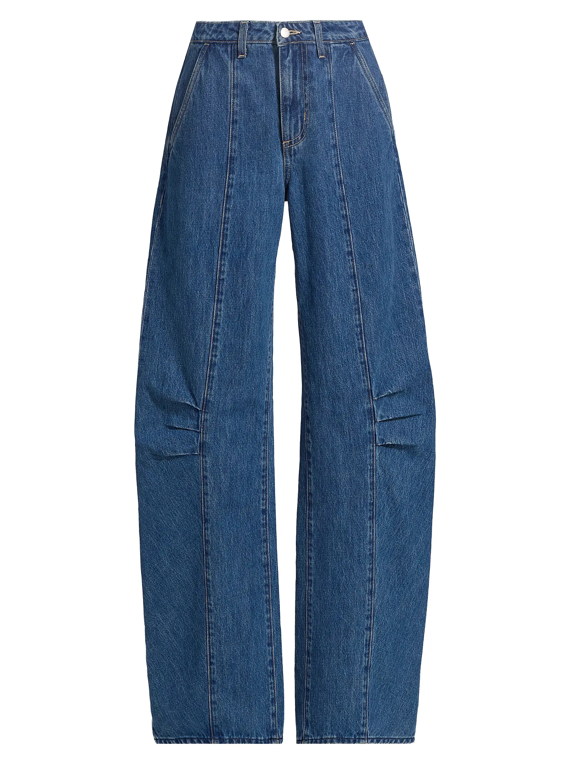 Zara Rodeo Barrel-Leg Jeans | Saks Fifth Avenue