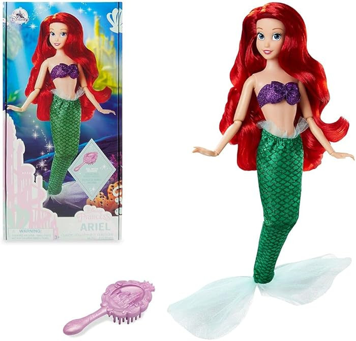 Disney Store Official Disney Princess Classic Doll (Ariel from The Little Mermaid), 11 Inches, In... | Amazon (US)