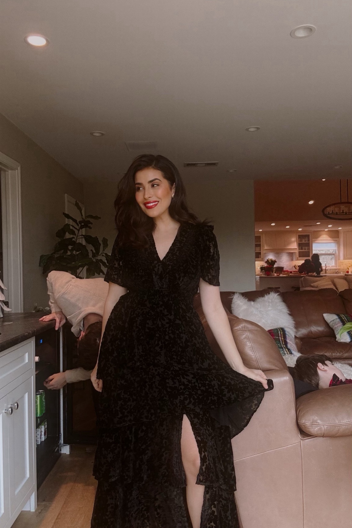 My Christmas Day outfit 🎄
wearing size XS

#blackdress #velvetdress #holidaylook #holidaystyle 




#LTKsalealert #LTKstyletip #LTKSeasonal