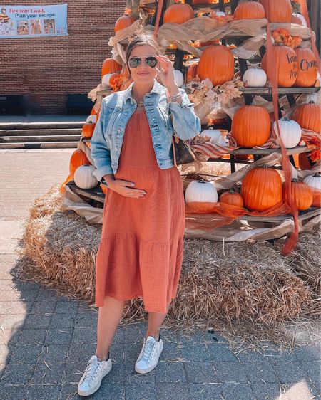 The cutest early fall day outfit. Perfect with a bump  

#LTKSeasonal #LTKunder100 #LTKbump