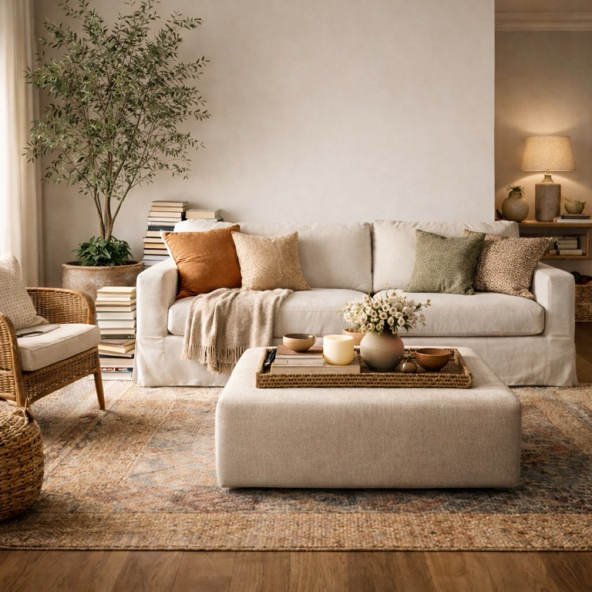 Does your home's style exude "Natural Gatherer?" Is it earthy, organic, and inviting with lots of greenery, rustic touches, and layered comfort? I love this style! #homestyle #homedesign #homedecor #homeupdate #naturalhome #neutralhome #earthyhome #interiordesign 

 #LTKHome