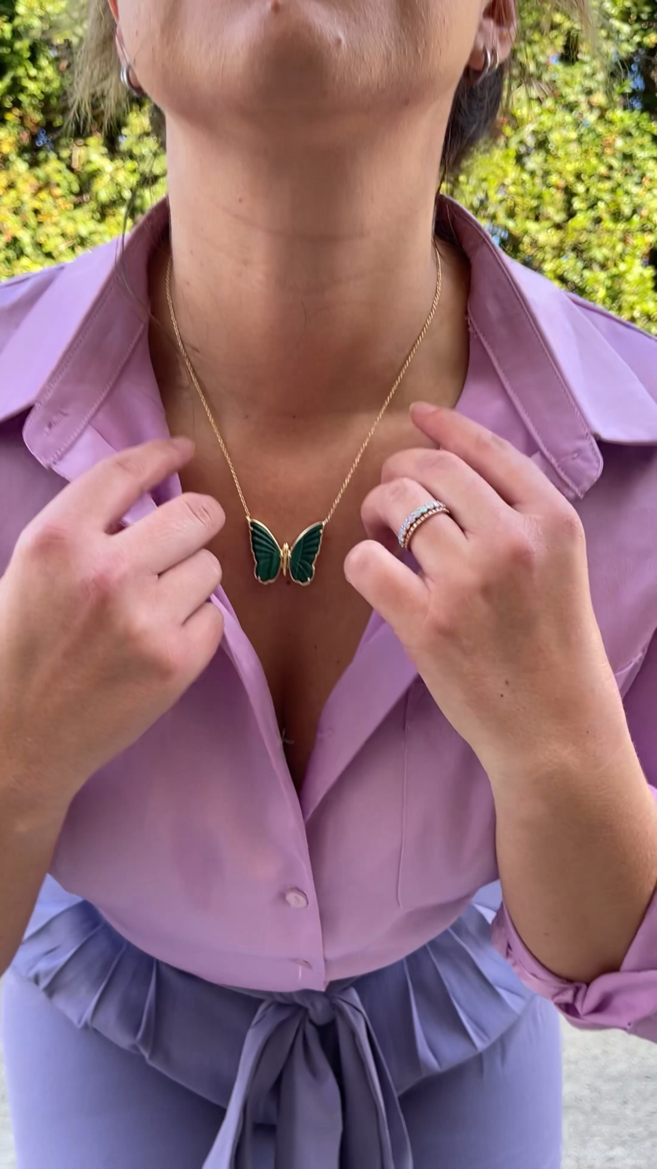 Who says you can’t have fun and still look professional?! Here are a few ways to take a boring office outfit up a notch:

💜 Add color to your wardrobe; neutrals aren’t the only answer
🌟 Accessorize with eye-catching statement pieces 
👩🏻 Rock an out-of-the-box hairstyle
👗 Wear different textures to mix-up a look

Fall outfit details ______
Satin Button Up Blouse: @skiesareblueclothing size L (runs small in arms and chest, I could size up)
High Waist Wide Leg Pants: wearing a size Large, but wish they were an XL 
Butterfly Necklace: @conniecraigcarroll for @hsn 
Block Heeled Mules: @seychellesshoes are sold out, but linked similar ones for

#LTKstyletip #LTKworkwear #LTKcurves