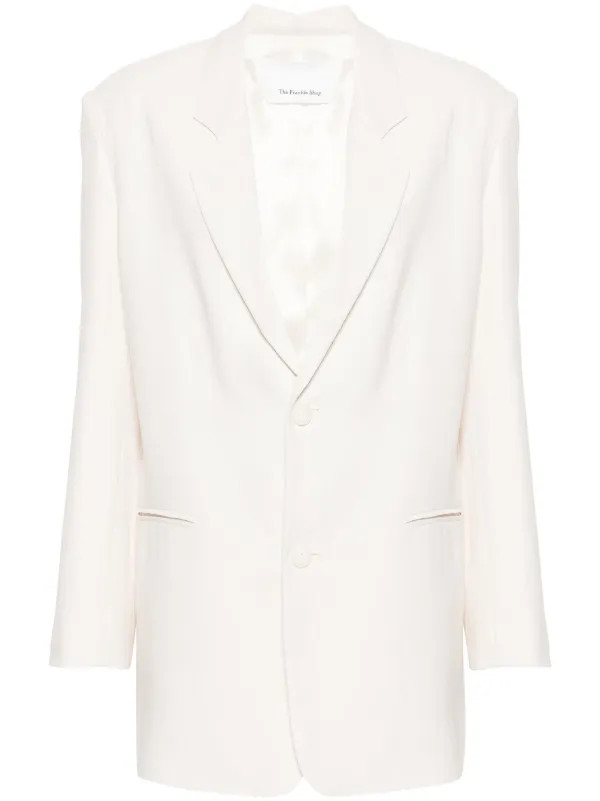 The Frankie Shop Aiden single-breasted Blazer - Farfetch | Farfetch Global