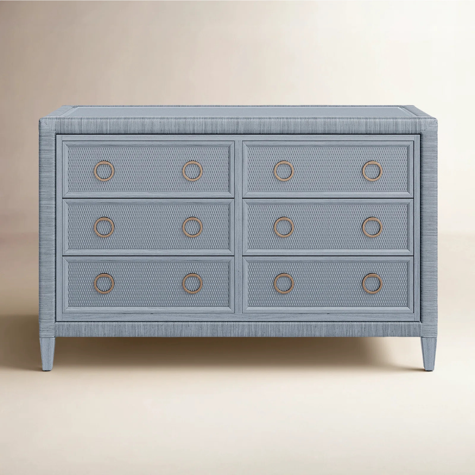 Warwick 6-Drawer 54" W Double Dresser | Birch Lane