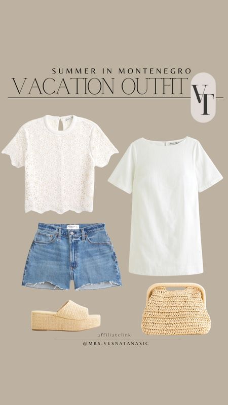 Vacation outfit ideas for summer! We are going to Montenegro this summer and this is what I am bringing! 

Summer outfit, summer dress, summer dresses, summer sandals, bag, summer bag, dresses, dress, shorts, jeans, top, 

#LTKTravel #LTKShoeCrush #LTKMidsize