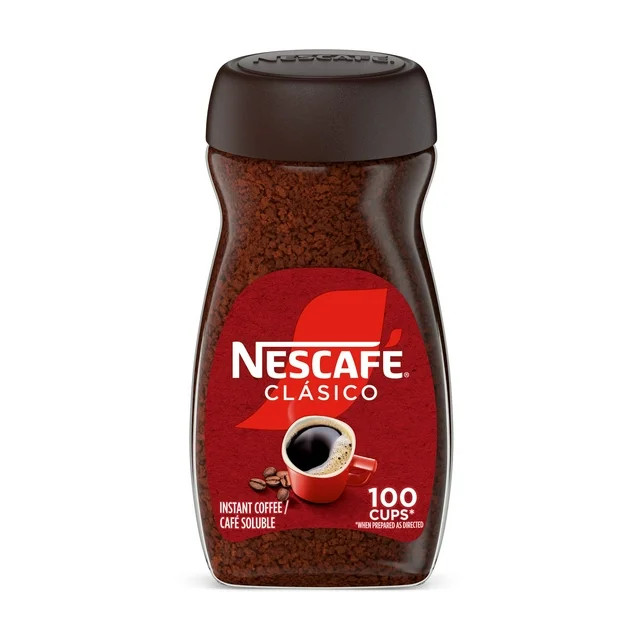 NESCAFÉ CLÁSICO Dark Roast Coffee, Instant Coffee, 7 oz, 1 Jar | Walmart (US)