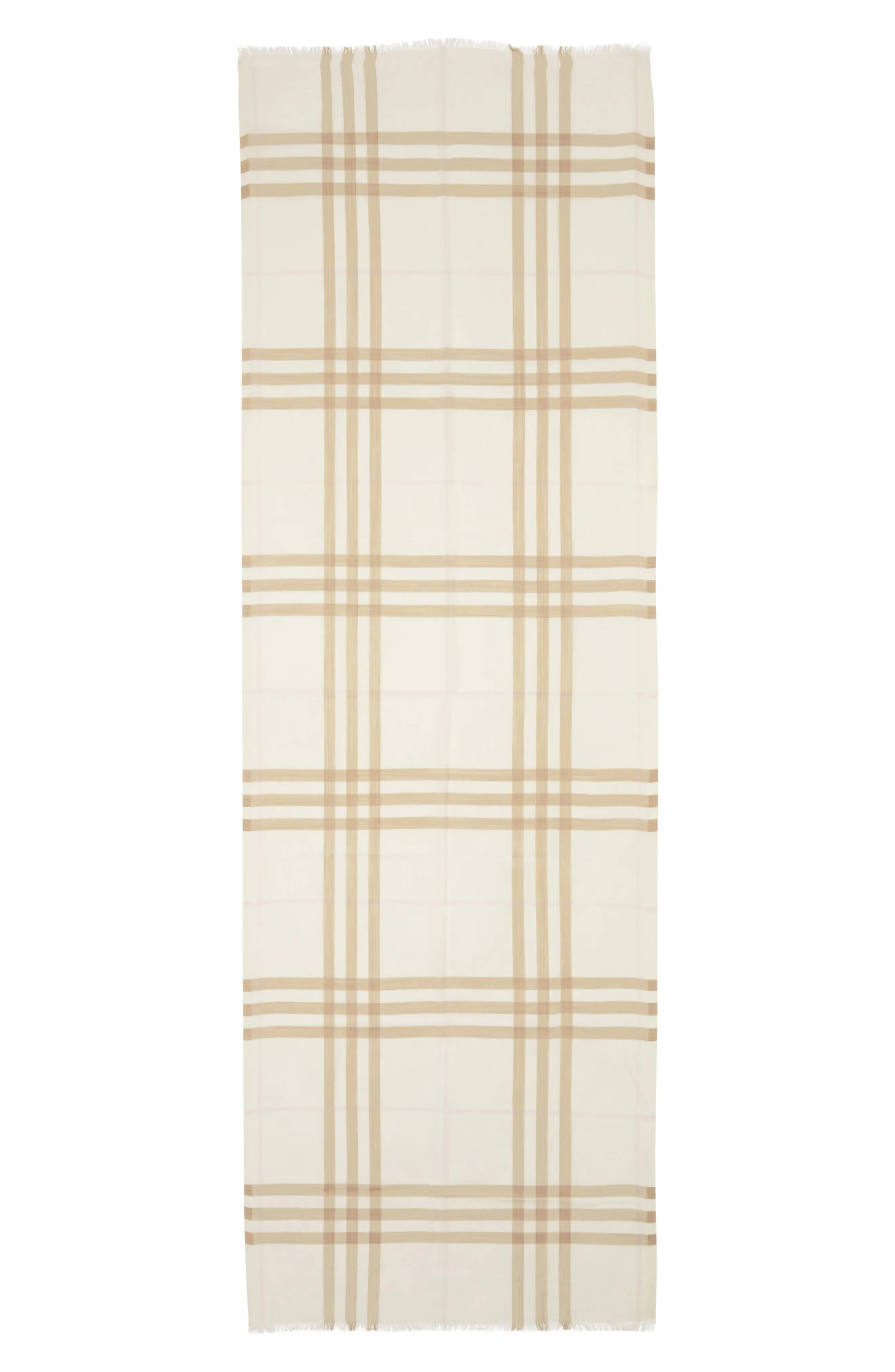 Women's Burberry Check Wool & Silk Scarf | Nordstrom
