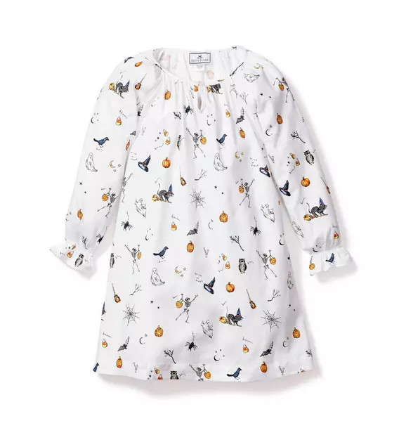 Petite Plume Girl's Twill Delphine Nightgown in Trick or Treat | Janie and Jack