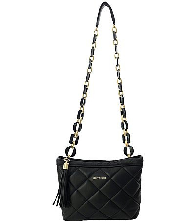 Kelly-Tooke Klein Quilted Crossbody Bag - Black | Dillard's