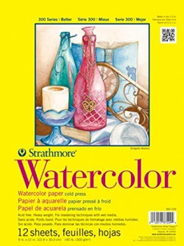 Strathmore (360-111 300 Series Watercolor Pad, 11"x15", 12 Sheets | Amazon (US)