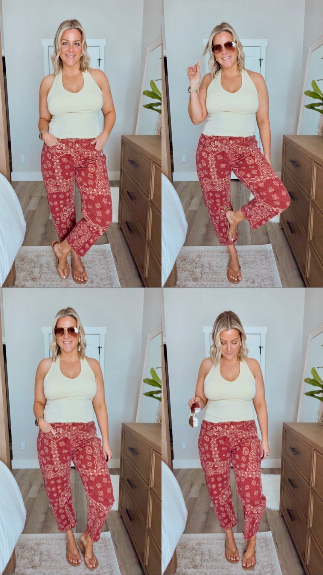 These Amazon pants are giving Free People energy without the price tag 🙌🏼

Tank - large (TTS)
Pants - large (TTS)
Flops - size up 1 size

#amazonfashionfinds #freepeopledupe #midsizestyle #over40style #effortlessoutfits

#LTKOver40 #LTKmomlife #LTKMidsize