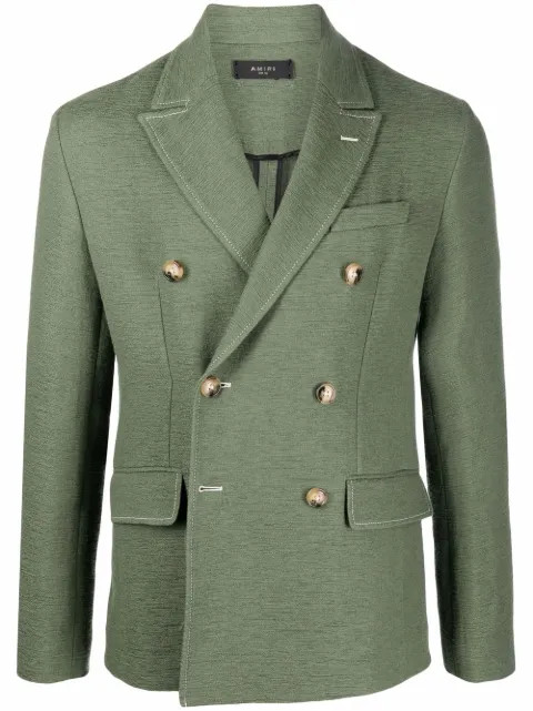 double-breasted cotton jacket | Farfetch (US)