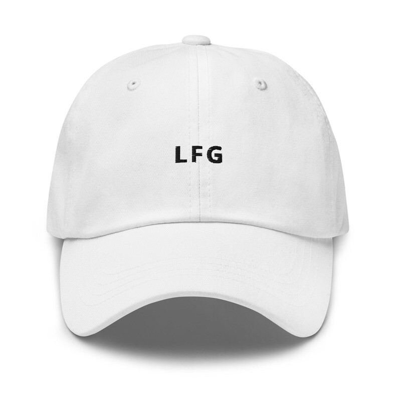 LFG Embroidered Adjustable Relaxed Fit Baseball Cap Dad Hat, LFG Hat, Minimal Hat - Multiple Colo... | Etsy (US)