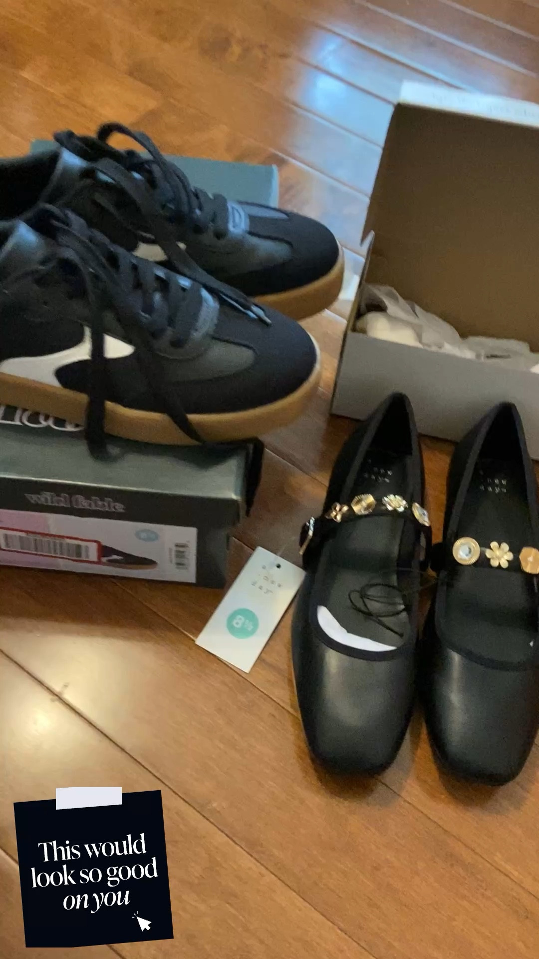 These embellished black flats and sneakers from Target are everything. Trendy, comfy, and a total steal—they look just like the designer versions but for way less! Perfect for dressing up or down this season.


#targetstyle #targetfinds #dupealert #shoesunder50 #embellishedflats #trendyshoes #affordablestyle #ltkshoecrush #ltkdupe #blackflats #casualchic #budgetfriendly #targetdupes #fashionsteals #shoesoftheday

#LTKSeasonal #LTKShoeCrush #LTKU