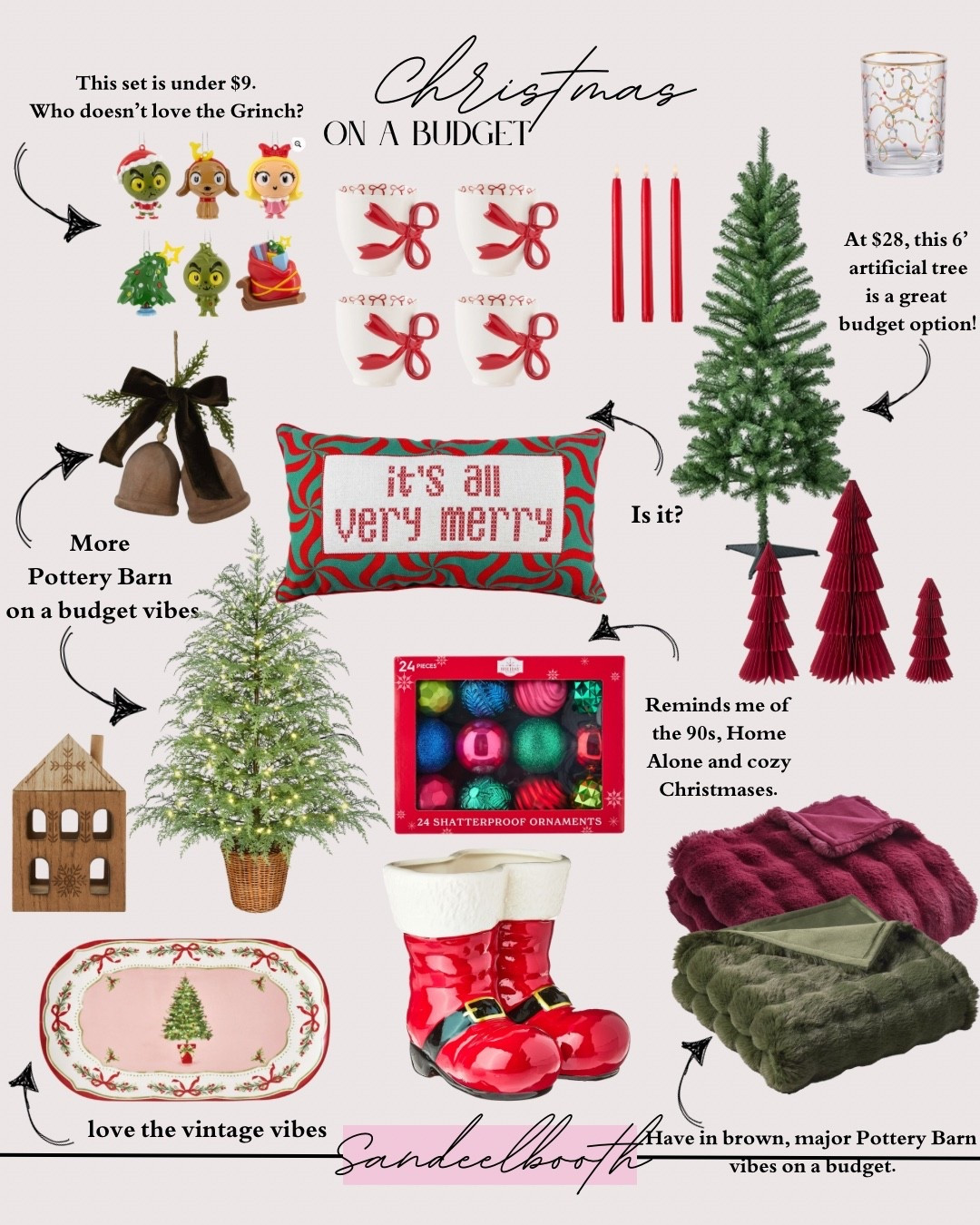 Budget friendly Christmas decor from Walmart! 🩷

#LTKHome #LTKHoliday #LTKGiftGuide