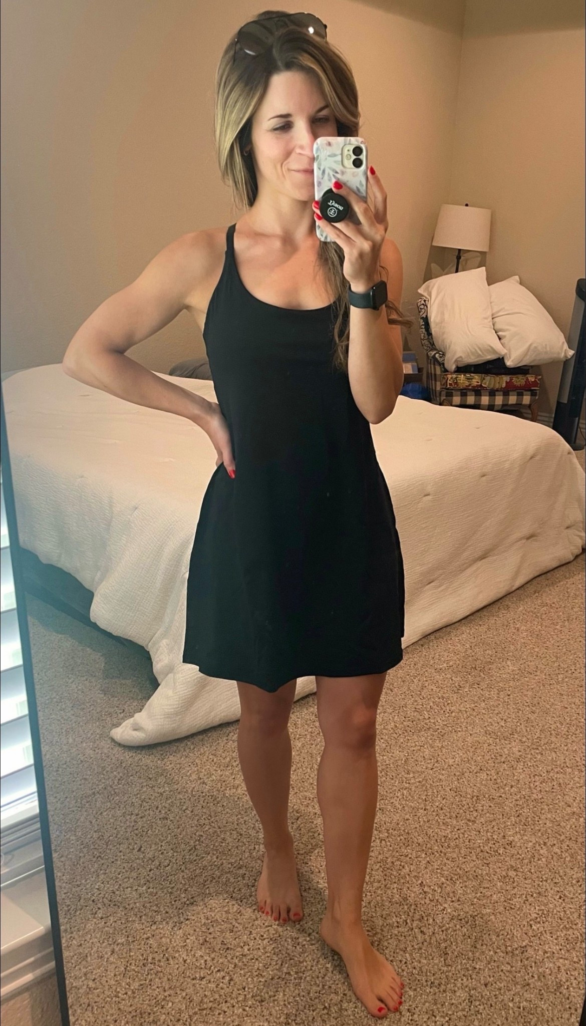 Cute dress for summer & splash pads! Built in shorts underneath. Wearing a size small! 



#LTKootd #LTKmomlife #LTKActive