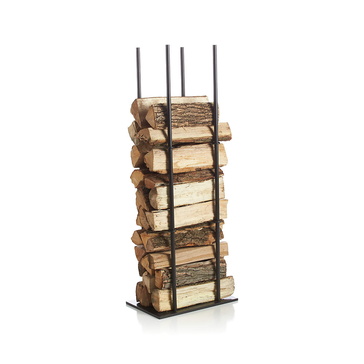 Frame Indoor/Outdoor Log Holder + Reviews | Crate and Barrel | Crate & Barrel